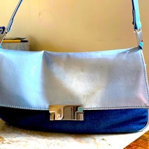Denim is Back: BAGUETTE purse w/ Chrome hardware